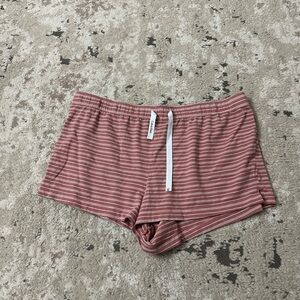Calvin Klein Striped Pajama Shorts Size XL